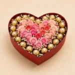 Heart Box of Roses & Chocolates