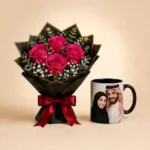 Photo Mug with Rose Bouquet - Image 3