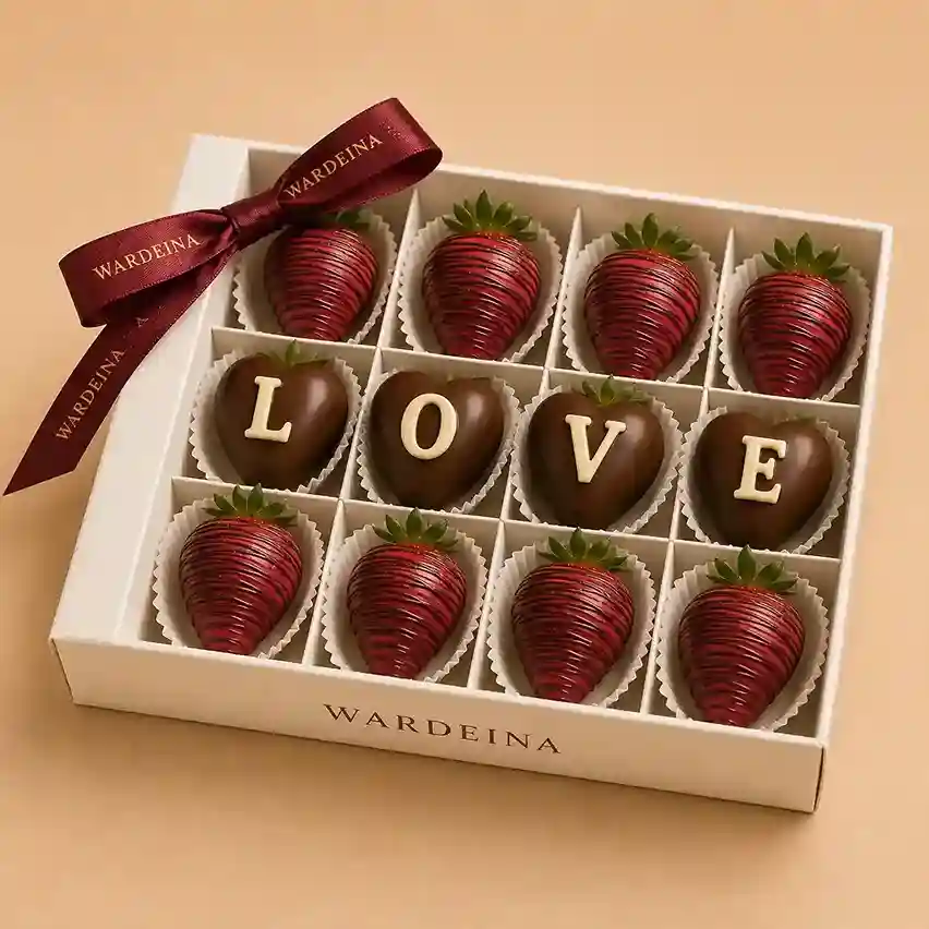 Chocolate Dipped Strawberries — LOVE Box Chocolate Dipped Strawberries — Love Box - Image 1