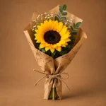 Golden Sunshine Sunflower Bouquet