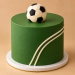 Green Football Birthday Cake – 3 Designs - Image 2
