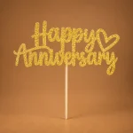 Happy Anniversary Cake Topper