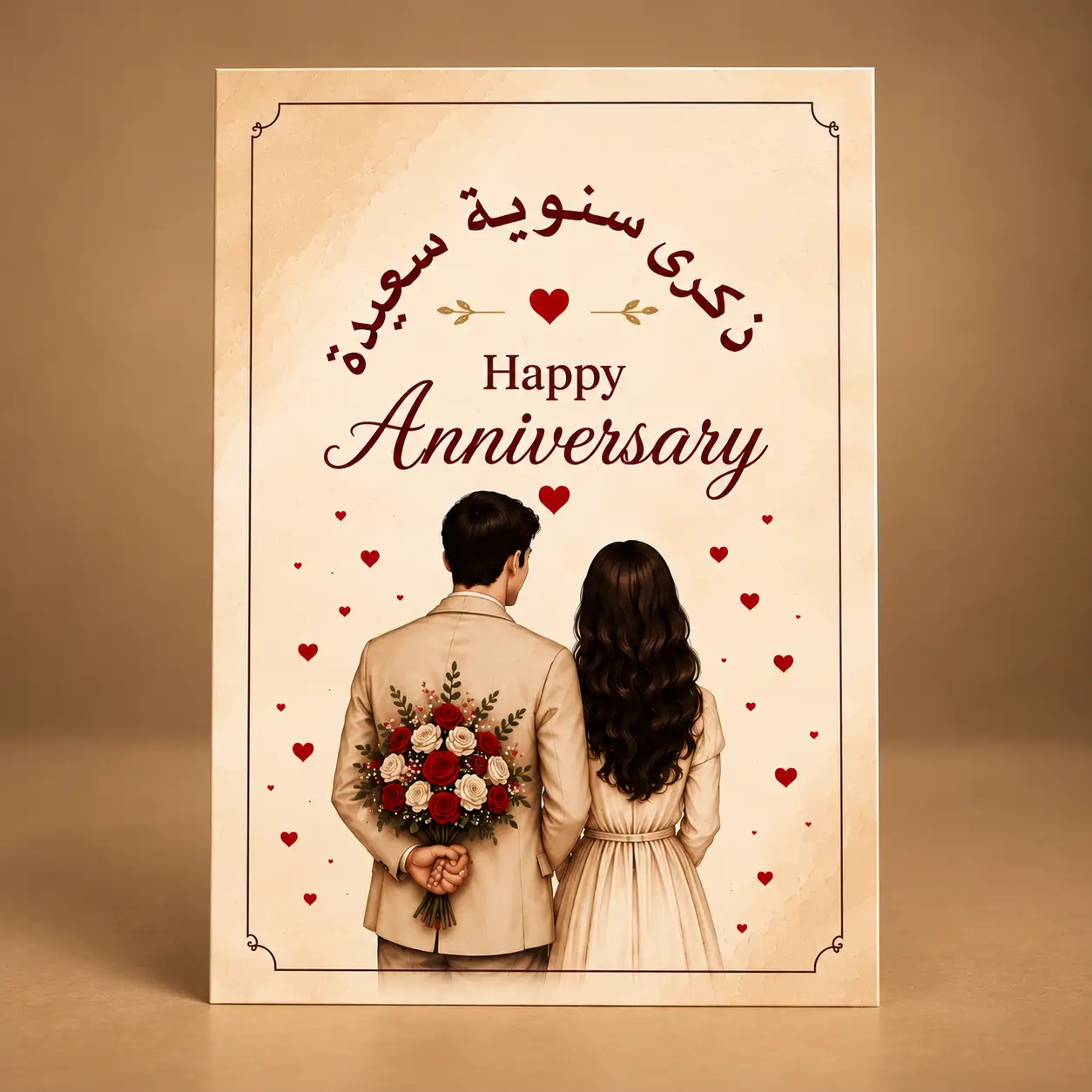 Happy Anniversary Greeting Card Happy Anniversary Greeting Card - Image 1
