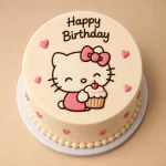 Kitty Kids Birthday Cake - Image 3