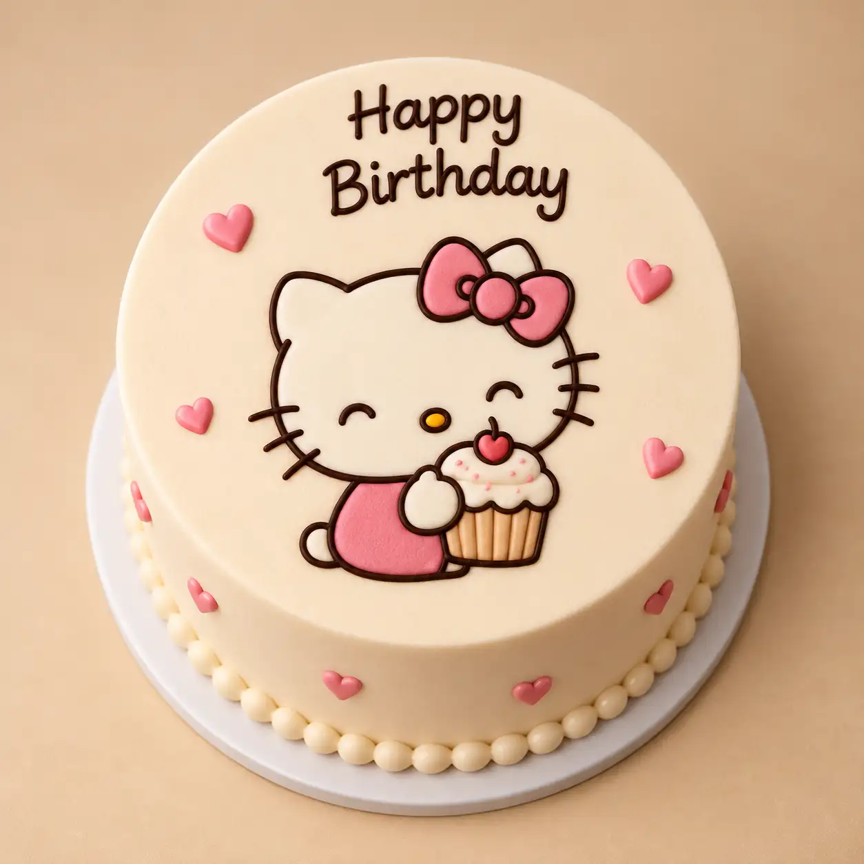 Kitty Kids Birthday Cake- Kitty Kids Birthday Cake - Image 3