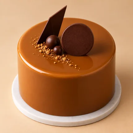 Luxury Caramel Chocolate Celebration Cake