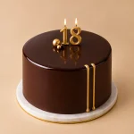 Luxury Chocolate & Gold Birthday Cake - Image 3