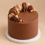 Macaron Crown Cake — Raspberry or Chocolate - Image 2
