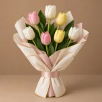 Mixed Pastel Tulip Bouquet