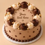 Celebration Cake with Your Message - Image 2