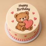 Teddy Bear Love & Birthday Cake